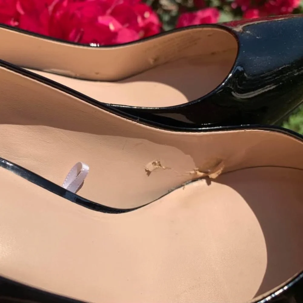 Kate Spade Black Patent Leather Heels size 8 - Picture 6 of 14